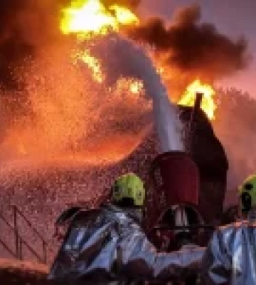 На Київщині ліквідували масштабну пожежу після російського удару