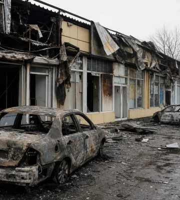 Российская атака на Павлоград в Украине унесла семь жизней