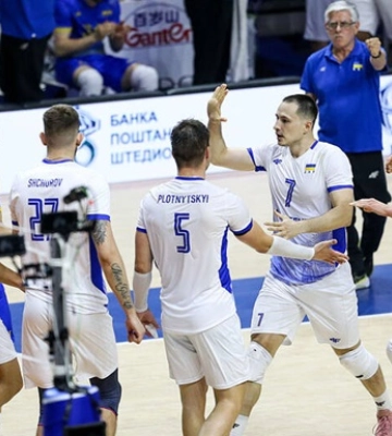 Сборная Украины на Евро-2026 по волейболу в первой игре обыграла Израиль