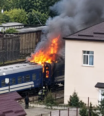 Росіяни влучили у потяг на залізничному вокзалі Луцька