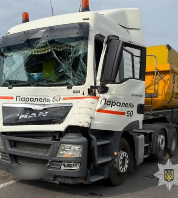 На Тернопільщині сталася ДТП за участі двох вантажівок, - поліція