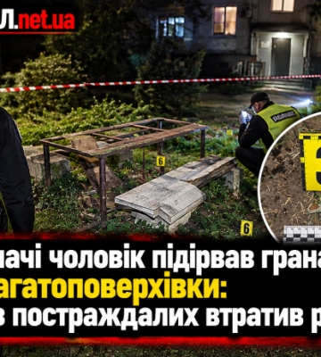 У Бахмачі чоловік підірвав гранату біля багатоповерхівки: один із постраждалих втратив руку