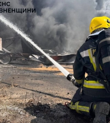На Рівненщині під час повітряної атаки зруйноване підприємство
