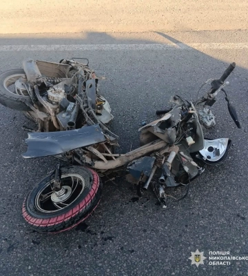 На Миколаївщині на місці ДТП загинув 36-річний водій мопеду