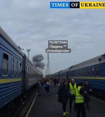 Росія вдарила по міжнародному пасажирському поїзду на кордоні з Польщею (відео)