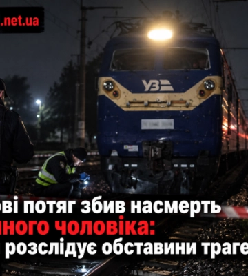 У Львові потяг збив насмерть 52-річного чоловіка: поліція розслідує обставини трагедії