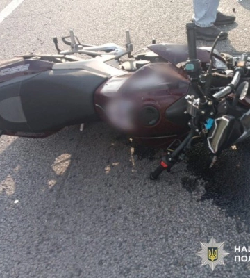 На Полтавщині в ДТП постраждав 16-річний мотоцикліст