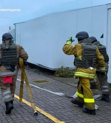 Росія атакувала АЗС та залізничні об'єкти на Житомирщині