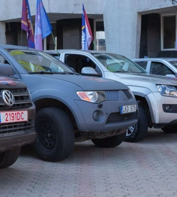 Пікапи для фронту та автопробіг: у Дніпрі до Дня міста підтримали 7-й корпус ДШВ