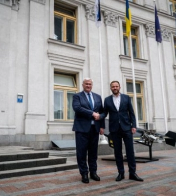 Андрій Сибіга провів у Києві переговори з міністром закордонних справ Естонії Маргусом Цахкною