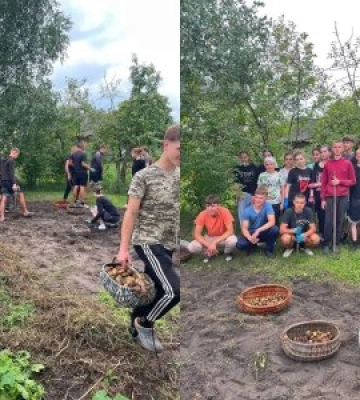 Справжній тил: на Волині 11-класники згуртувалися ради матері мобілізованого воїна (ФОТО)