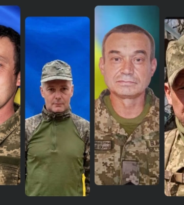 Чотирьох захисників провели на Рівненщині в останню дорогу