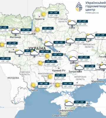 Погода на 7 вересня: де в Україні очікуються дощі, а де буде сухо й тепло