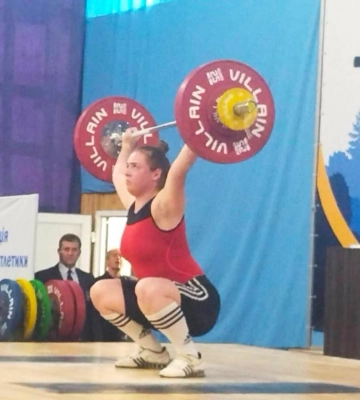 Важкоатлетка з Рівненщини здобула бронзу чемпіонату України