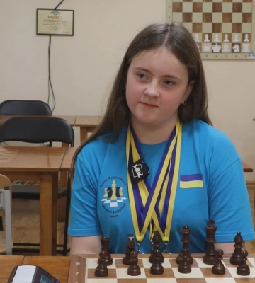 Коломиянка у складі збірної стала чемпіонкою України з класичних шахів