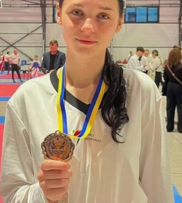 Спортсменка з Кам’янського здобула «бронзу» чемпіонату України з тхеквондо