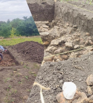 Археологи обнаружили трипольское жилище на огороде в Тернопольской области
