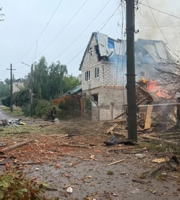 Дев’ять постраждалих: ворог масовано атакував КАБами Ізюм
