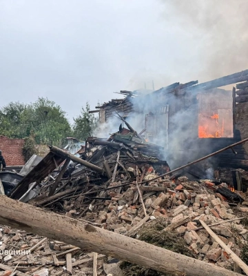 Кількість постраждалих внаслідок російського обстрілу Ізюму збільшилась до 10 
