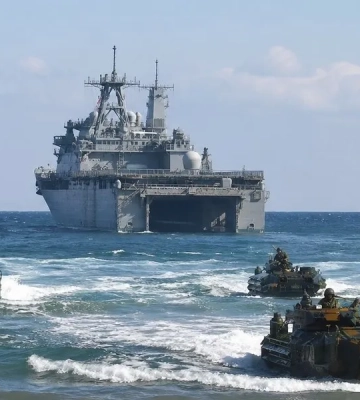 В Южной Корее проводят масштабные учения морского десанта