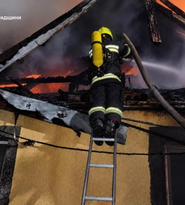 На Кіровоградщині горів житловий будинок