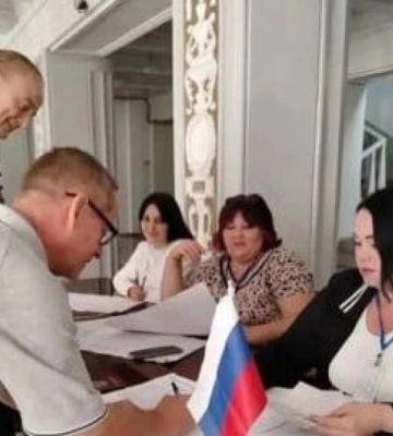 На оккупированной части Херсонской области введено «досрочное голосование» – ЦПД