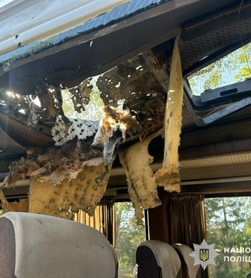 П’ятеро загиблих у автобусі, який їхав до Дніпра: подробиці атаки дрона