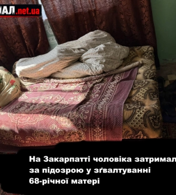 На Закарпатті чоловіка затримали за підозрою у зґвалтуванні 68-річної матері