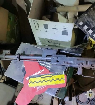 На Миколаївщині у чоловіка вилучено значну кількість боєприпасів та зброю