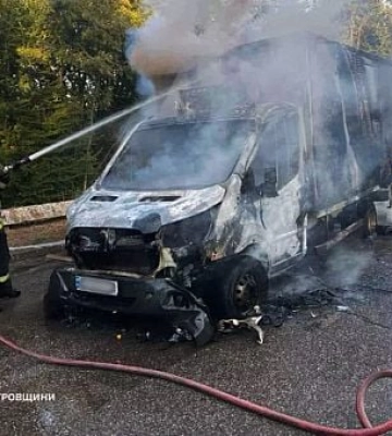 В Долгинцевском районе Кривого Рога горел грузовик