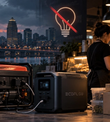 Генераторы, EcoFlow и запасы: как бизнес в Днепре готовится к возможным блэкаутам
