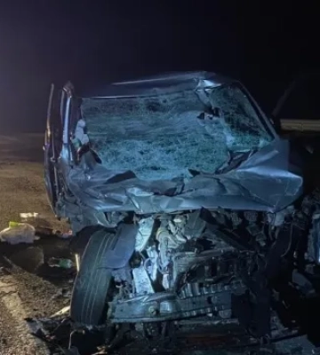 В Одесской области микроавтобус врезался в грузовик, пострадали двое мужчин и один ребенок
