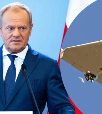 "Был очень сильный взрыв": Туск заявил, что вблизи польской границы упал дрон