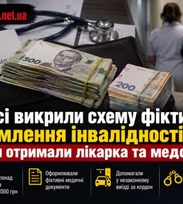 В Одесі викрили схему фіктивного оформлення інвалідності: підозри отримали лікарка та медсестра