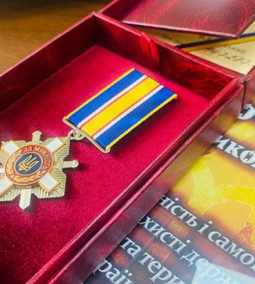 Родині загиблого військовослужбовця з Одещини вручили державну відзнаку 
