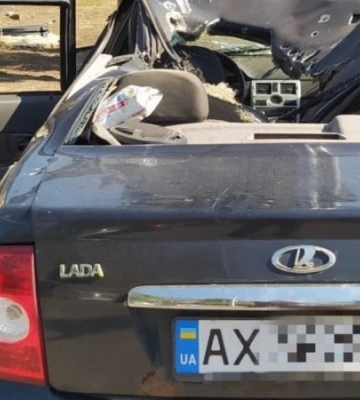 На Харківщині російський FPV-дрон атакував цивільне авто