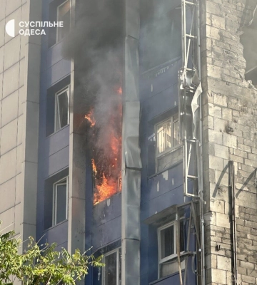 Вдень 18 вересня ворог вдарив по людному місцю в центрі Одеси