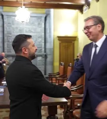 Україна та Сербія рухаються до ЄС: Зеленський зустрівся з Вучичем