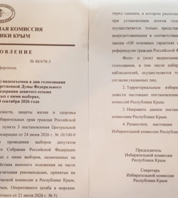 В Крыму запретили делать фото и видео российских выборов в Крыму – активистка