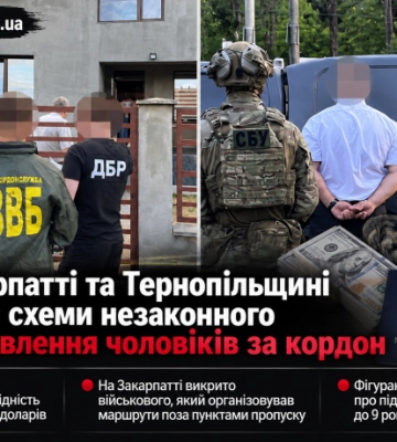 На Закарпатті та Тернопільщині викрили схеми незаконного переправлення чоловіків за кордон