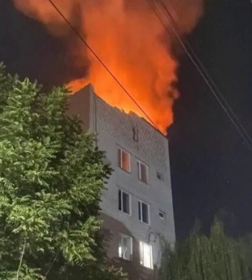 Росія атакувала Павлоград: виникла пожежа