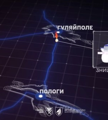 Операторы дронов 237-го батальона ДШВ уничтожили два российских "Града" возле Гуляйполя