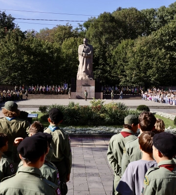 Пластуни відкрили у Львові новий пластовий рік, присвячений 100-річчю Богдана Гаврилишина