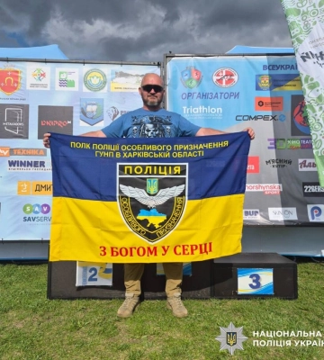 Харківський спецпризначенець виборов срібло на всеукраїнському тріатлоні