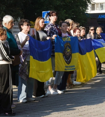 У громаді на Харківщині провели акцію на підтримку полонених і зниклих безвісти