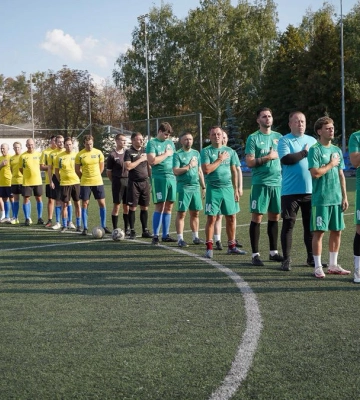 У Полтаві провели товариський футбольний матч зі шведською делегацією