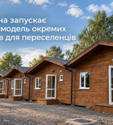 Київщина запускає пілотну модель окремих будинків для переселенців 