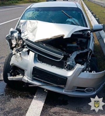 На Полтавщині зіткнулися два авто: травмувалася пасажирка