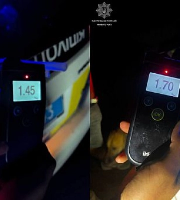 Криворізькі патрульні виявили двох водіїв із перевищенням норми алкоголю