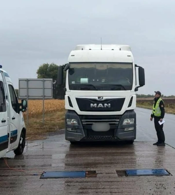 На Полтавщині виявили порушення габаритно-вагових норм на 510 тисяч гривень